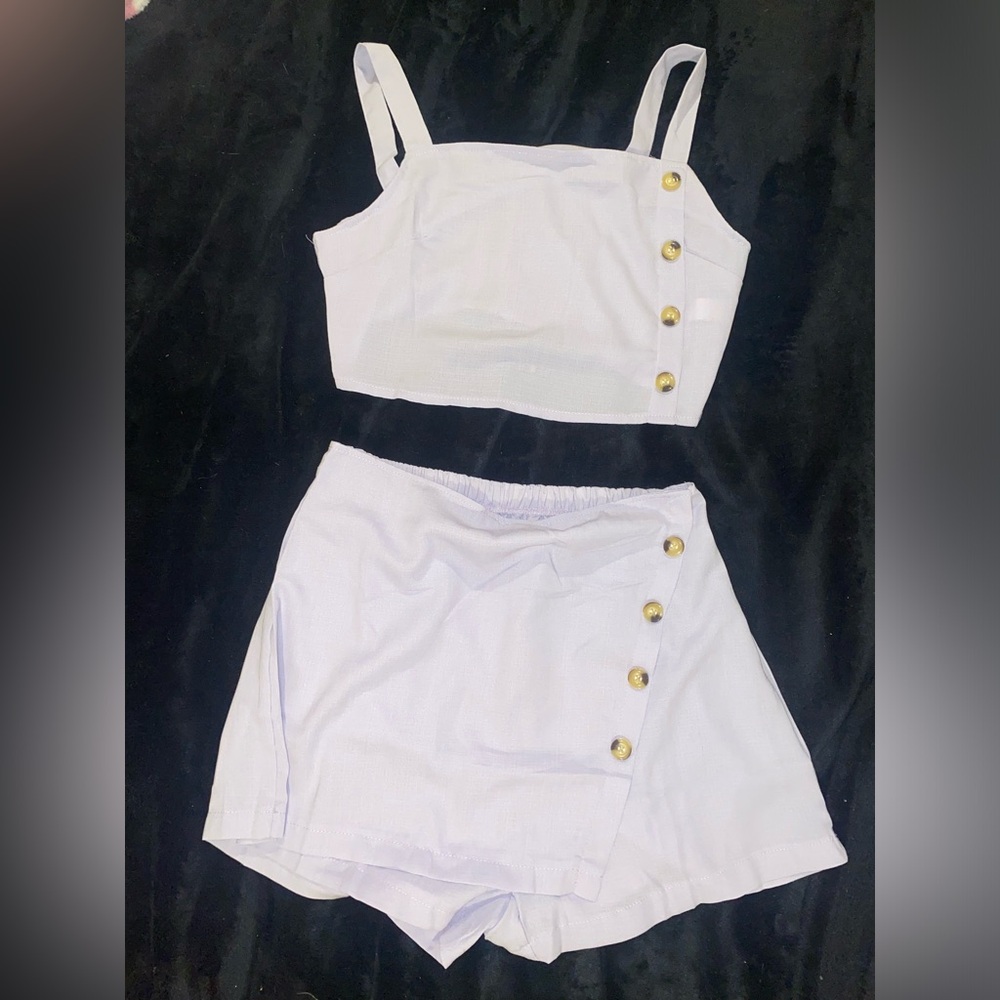 ZAFUL lilac skort set.